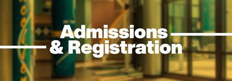 Admission and Registration Office .